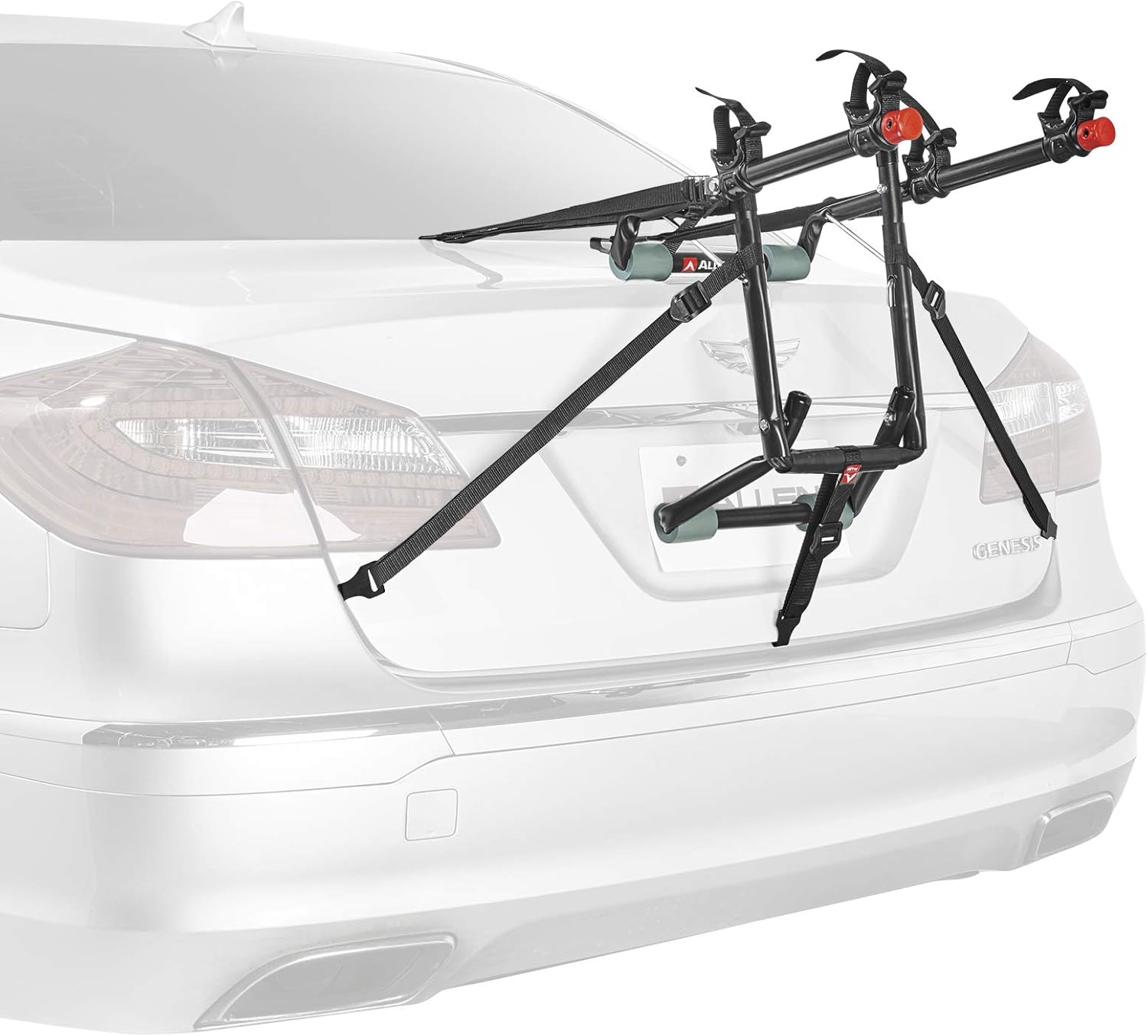 Allen Sports Deluxe 2-Bike Trunk Mount Rack for Easy Transport