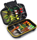 Fly Fishing Flies Assortment Kit for Trout Bass Salmon Steelhead