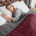 CYMULA Weighted Blanket for Adults 15lbs 60x80 Queen Size - Cooling