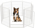 SunsGrove Dog Play Pen Indoors 40 in 8 Panels - Secure Large Breed