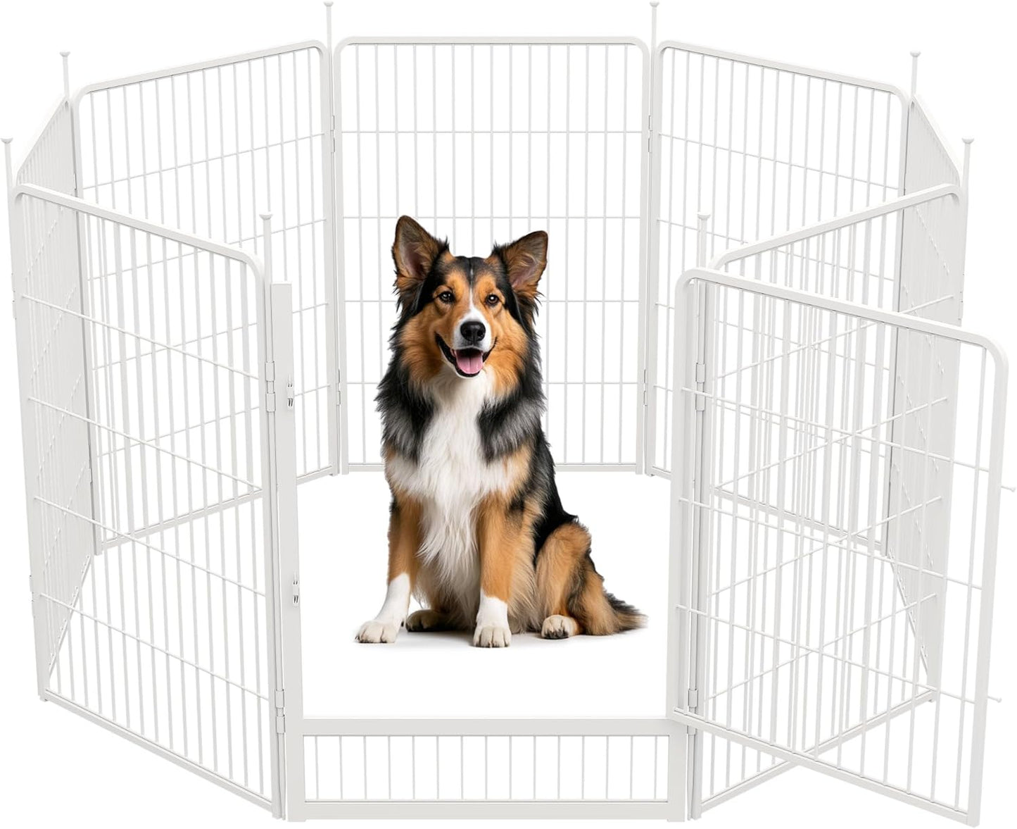 SunsGrove Dog Play Pen Indoors for Large Dogs - Easy Setup