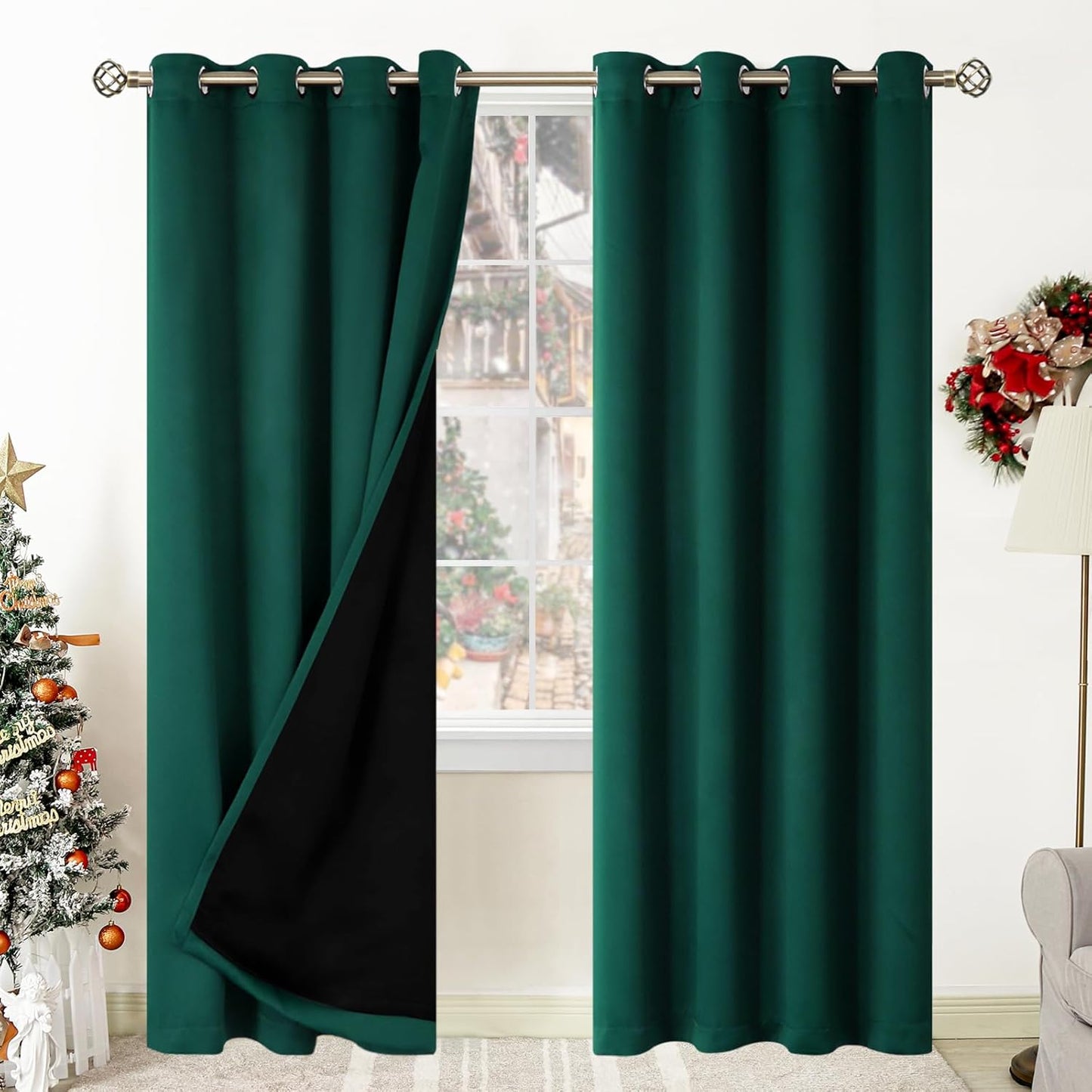 BGment Thermal Insulated Blackout Curtains for Bedroom 52x84
