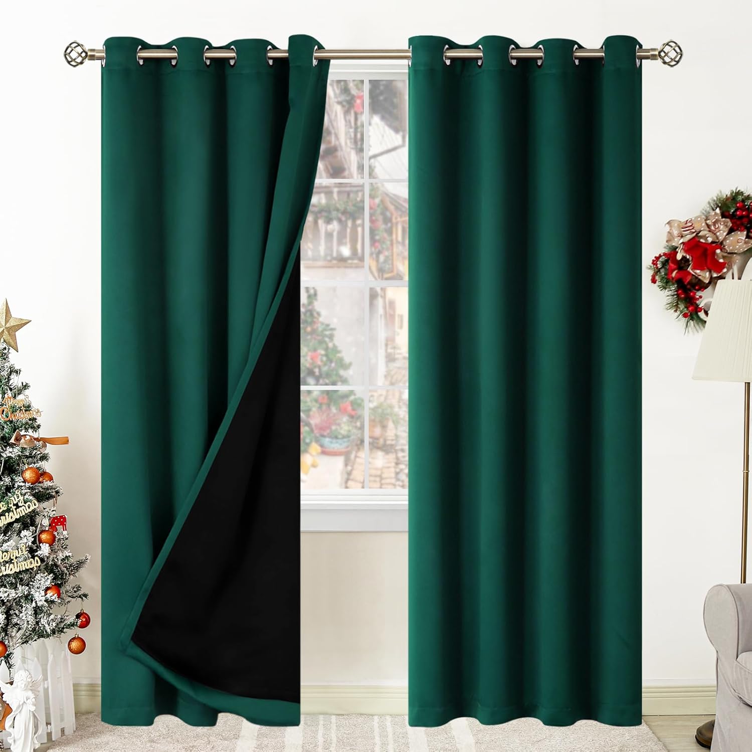 BGment Thermal Insulated Blackout Curtains for Bedroom 52x84