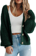 Women's Chunky Knit Open Front Cardigan - Cozy Oversized