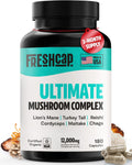 FreshCap Ultimate Mushroom Supplement 12,000mg - Nootropic Complex