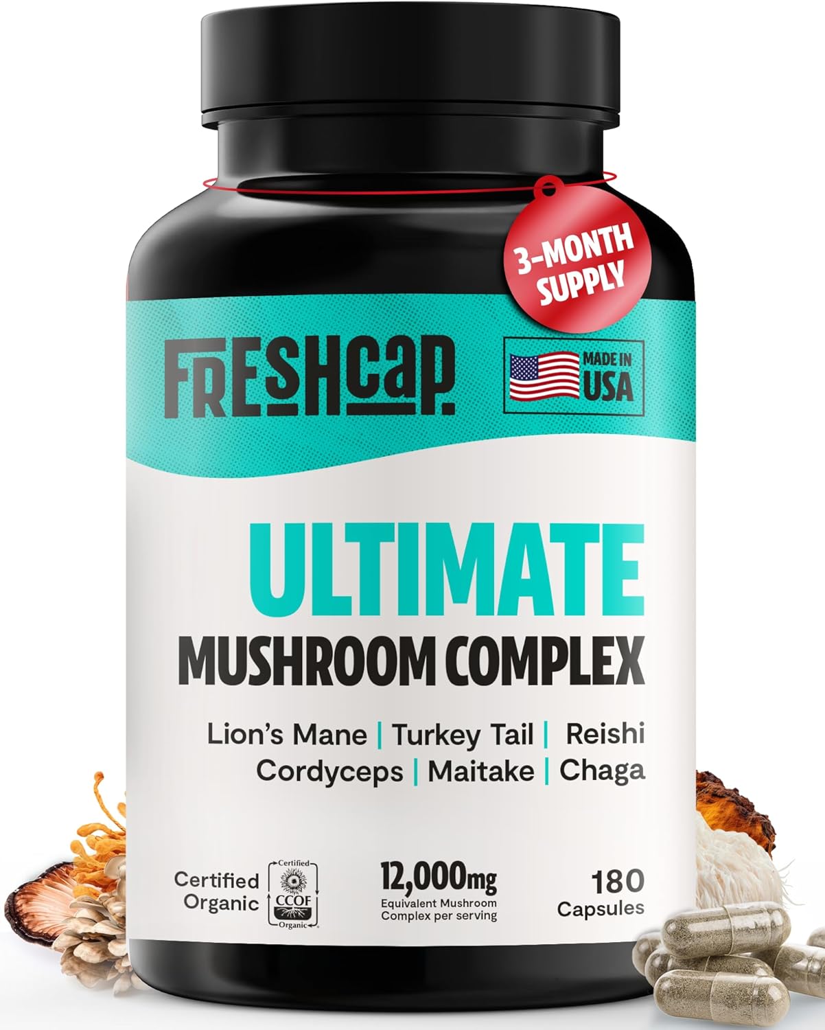 Ultimate Mushroom Supplement for Immune Support and Focus