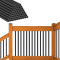 50 Pack Deck Balusters 36in x 3/4in Square Metal Spindles - Durable