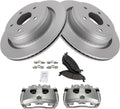 Rear Brake Pad and Rotor Kit for 2012 Ram 1500 - Ceramic G-Coated