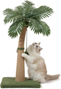 Palm Tree Cat Scratching Post 36ft - Stylish Curved Scratcher for Cats