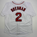 Facsimile Autographed Alex Bregman Boston White Reprint Jersey Men's