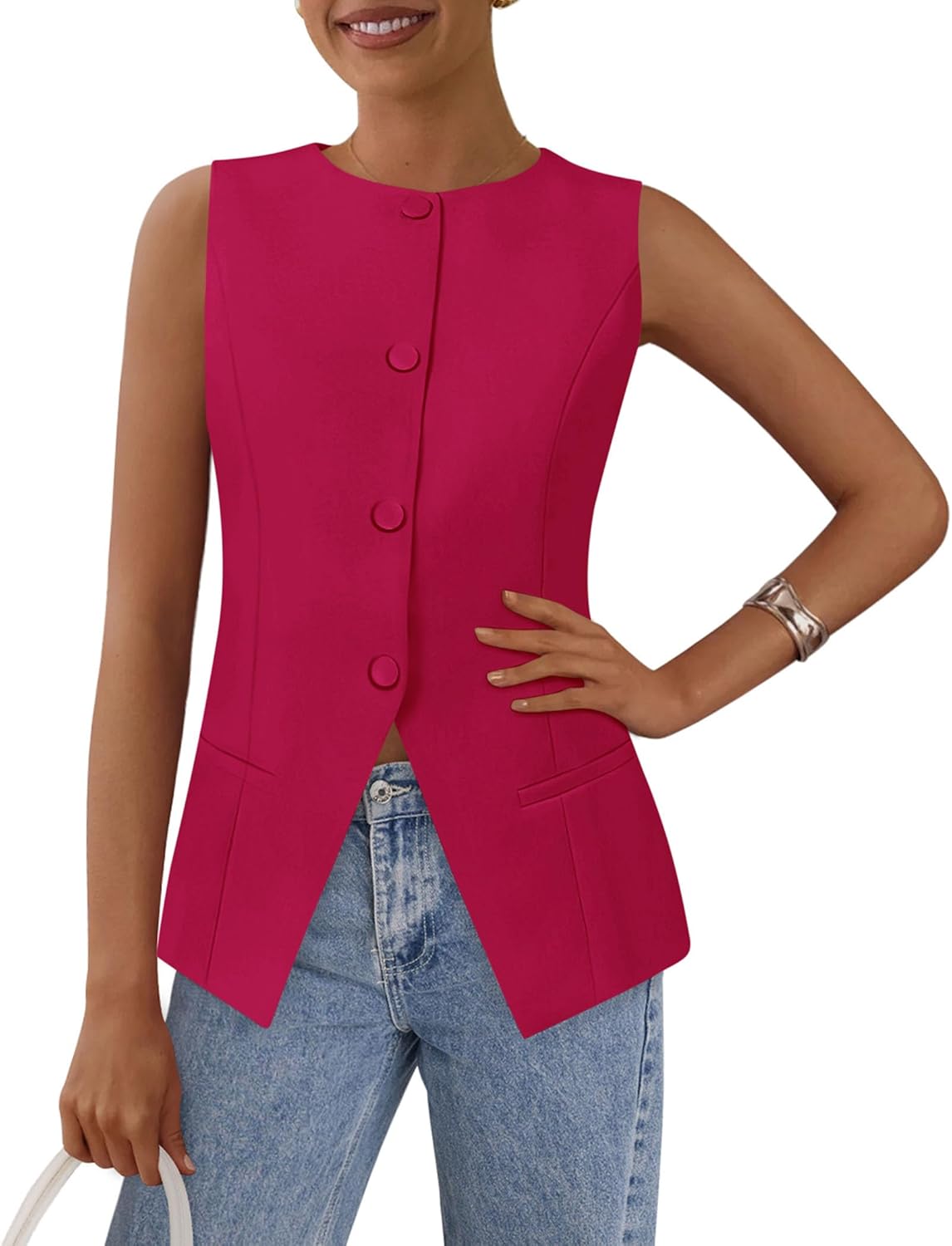PRETTYGARDEN Women's Summer Suit Vest Tops for Stylish Looks