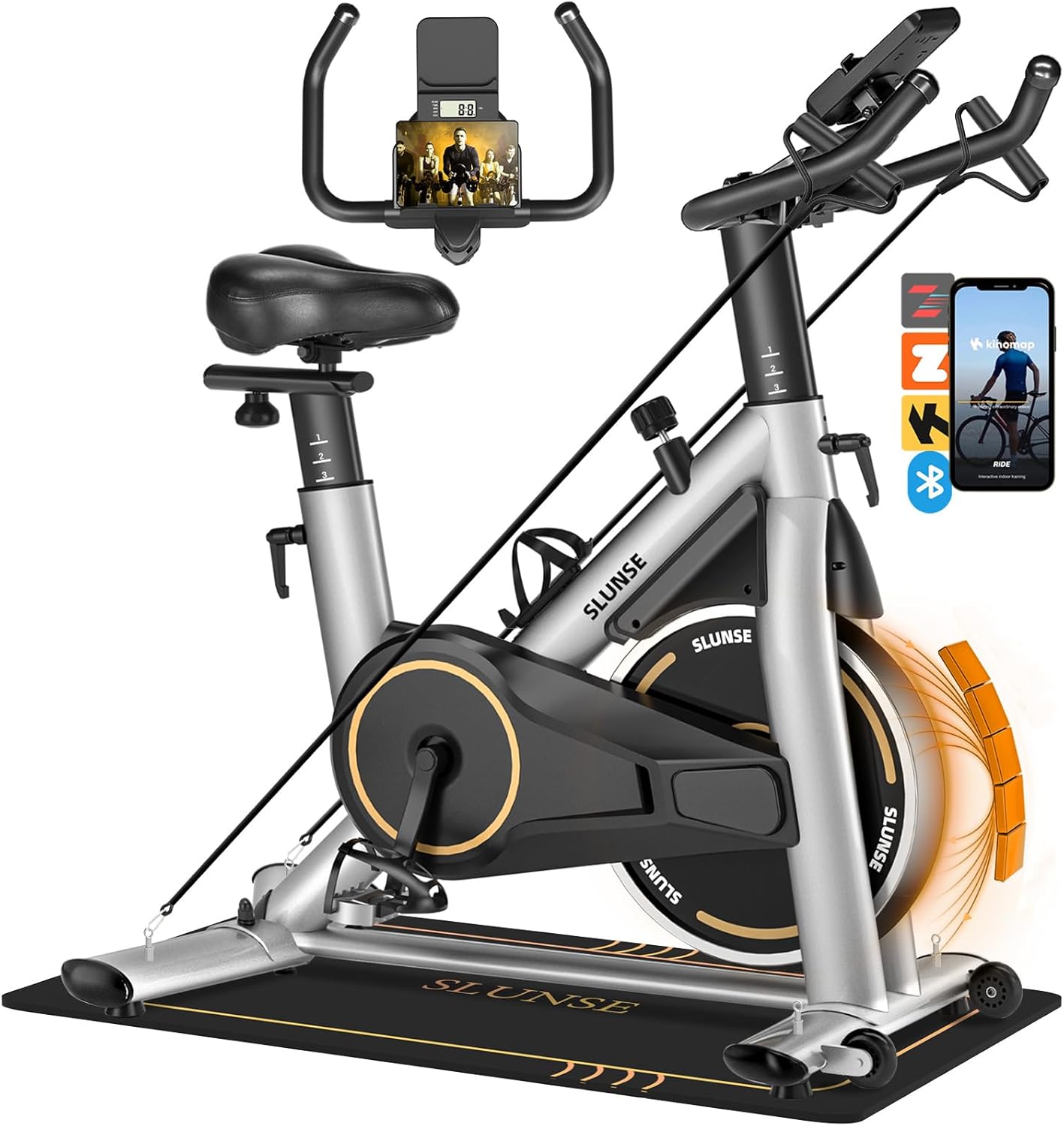 Exercise Bike with Adjustable Magnetic Resistance for Home Use