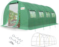KING BIRD Premium 20x10x6.6FT Greenhouse - Heavy Duty Walk-in