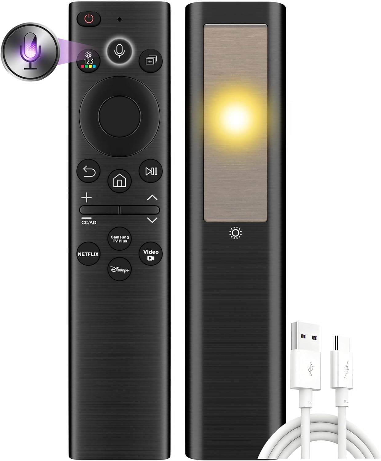 Replacement Solar Remote for Samsung Smart TV - Eco-Friendly Design