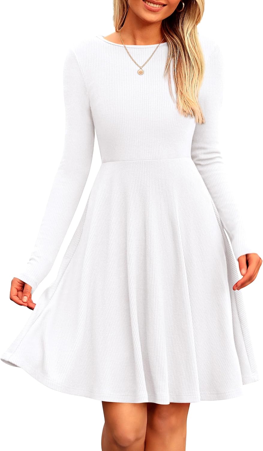 PRETTYGARDEN Women's Fall Short Dress for Elegant Outings