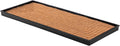 Coir Insert Shoe Tray Fits 3 Pair - Heavy Duty Rubber Boot Organizer
