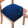 Smiry Velvet Seat Covers for Dining Room Chairs Set of 6