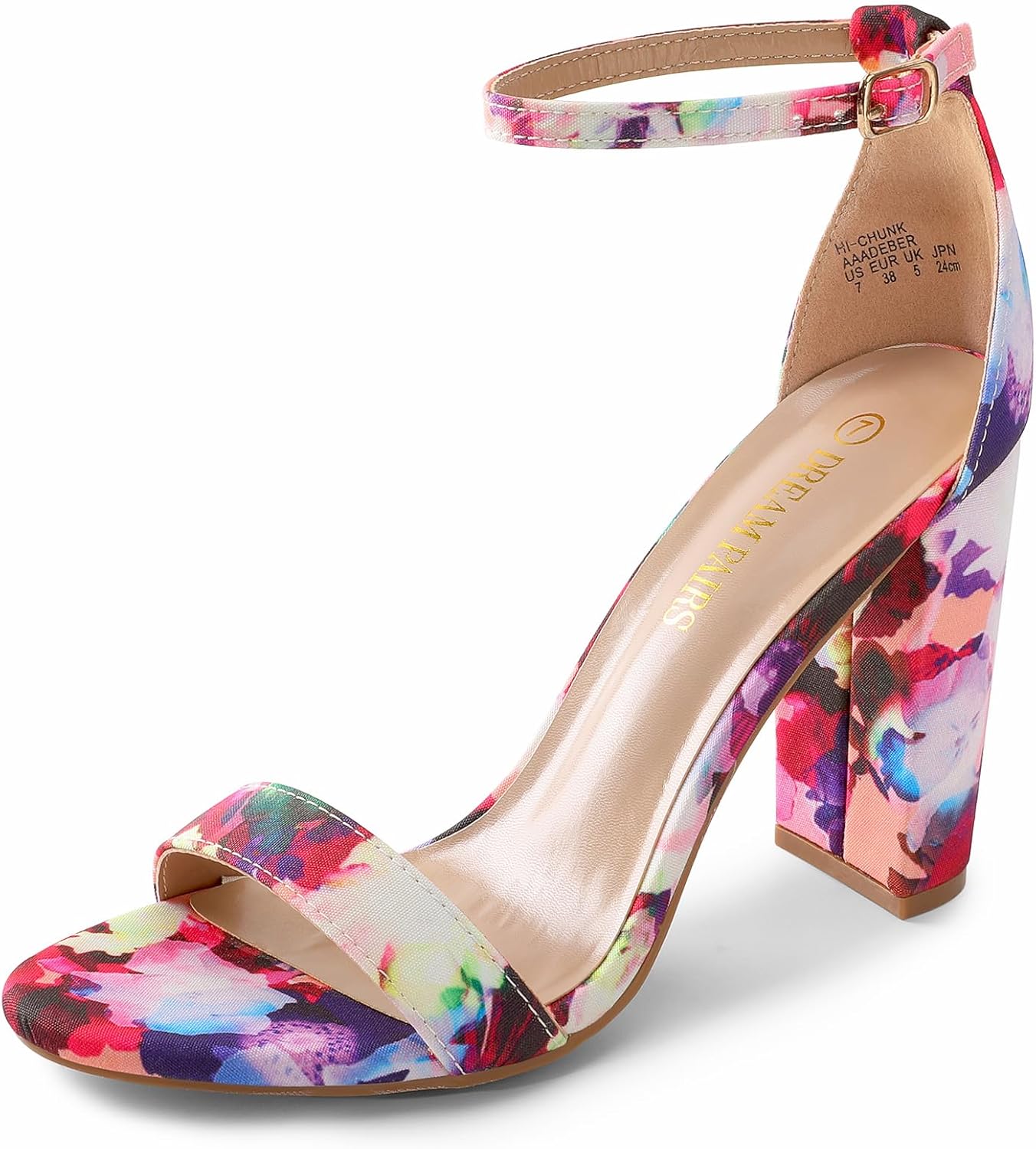 DREAM PAIRS Women's Hi-Chunk High Heel Pump Sandals Review