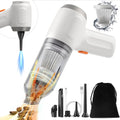 Mini Handheld Vacuum Cordless Car Cleaner - 3-in-1 Portable Dust