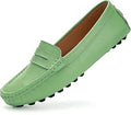 BEAUSEEN Womens Penny Loafers Leather Driving Loafers - Classic
