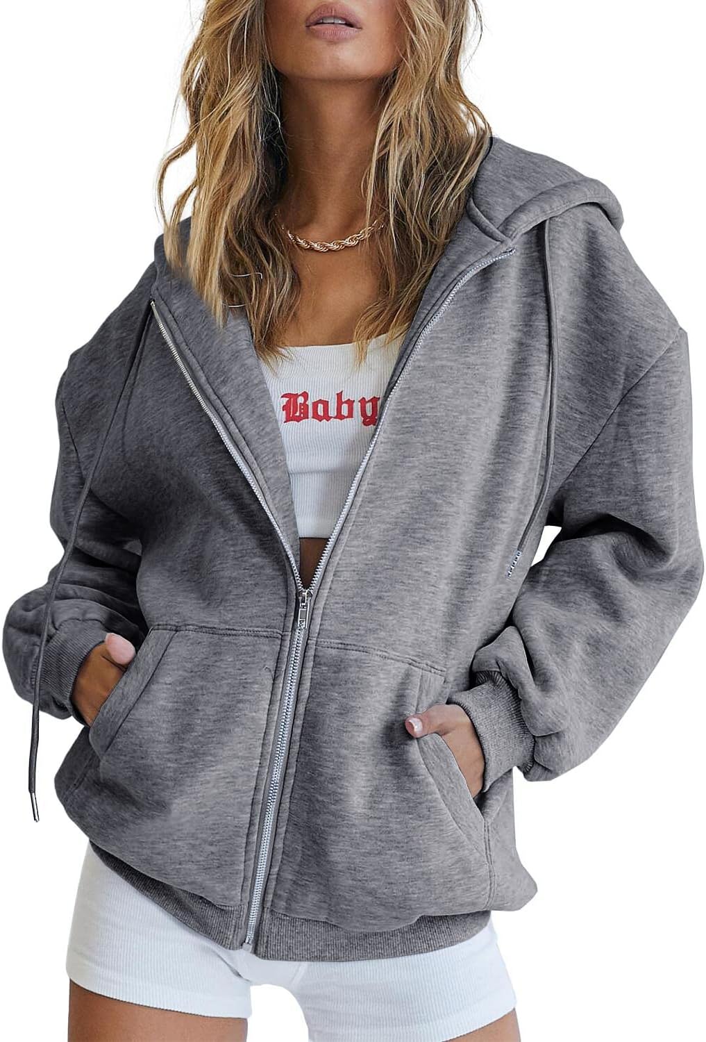 EFAN Women's Oversized Casual Sweatshirts with Pocket for Fall