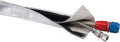 Heat Shroud 1/2 in - 3/4 in I.D. x 3ft Aluminized Sleeving - Hi-Temp