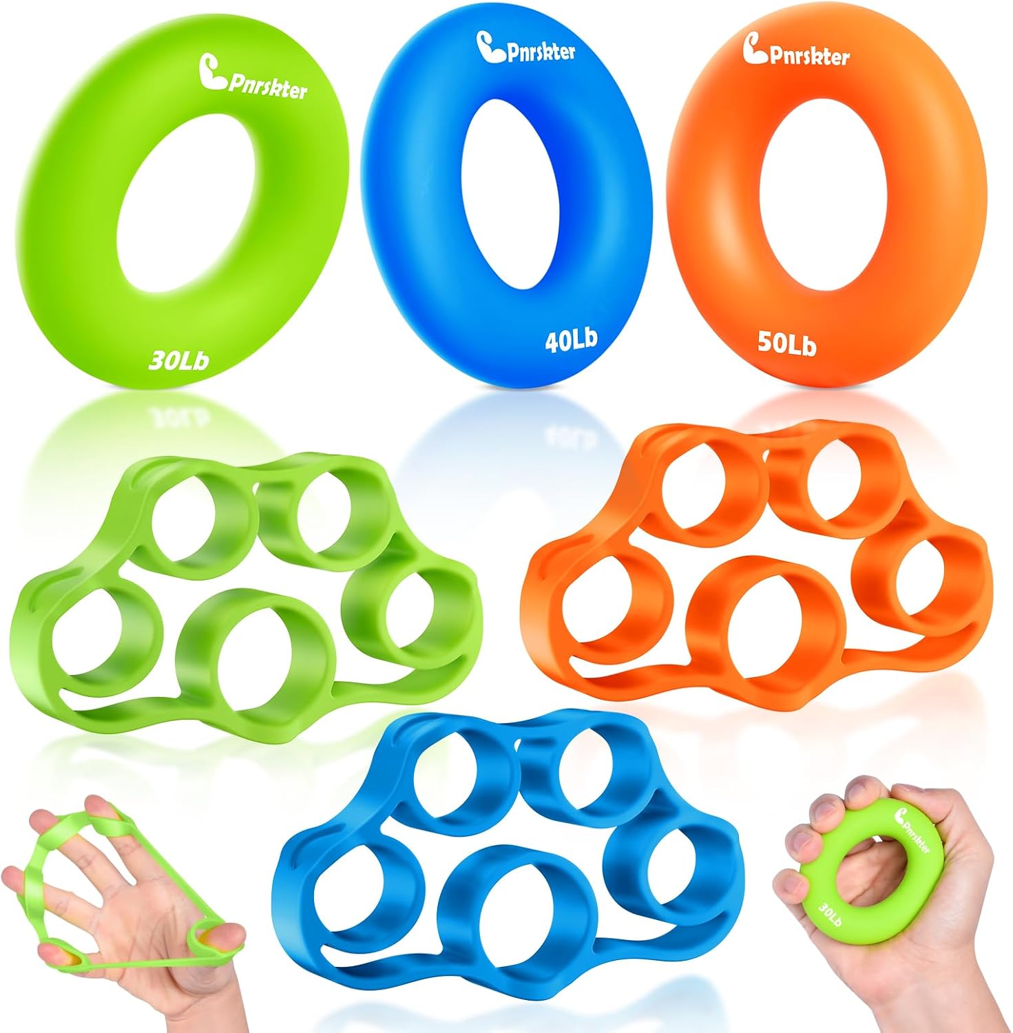 Pnrskter Hand Grip Strengthener Set