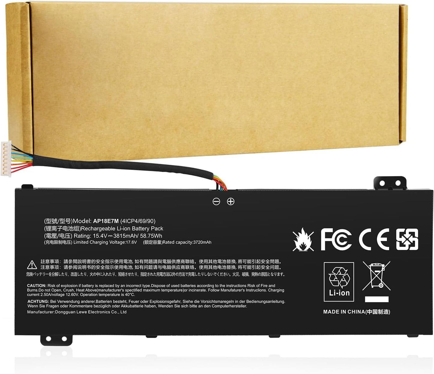 AP18E7M Battery for Acer Nitro 5 and Predator Helios 300
