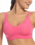 Wireless Seamless Support Bralette for Women - Ultra Soft T-Shirt Bra