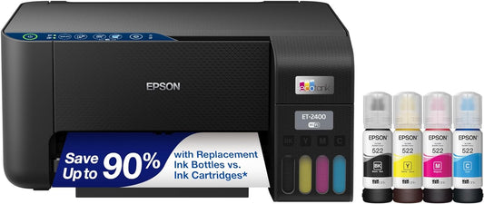 Epson EcoTank ET-2400 Wireless Supertank Printer - Easy Home Printing