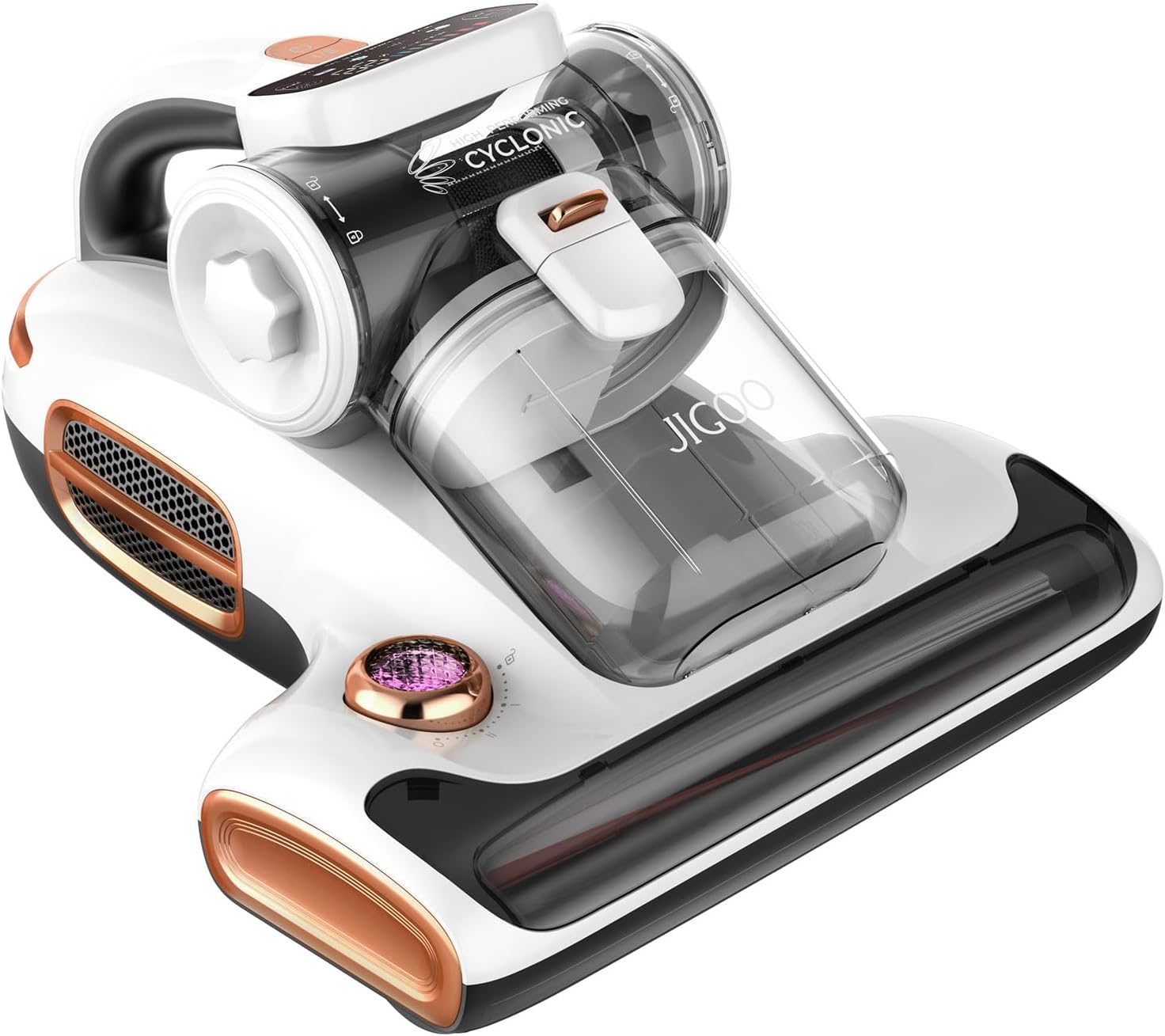 Powerful JIGOO T600 Mattress Vacuum Cleaner with UV-C Light
