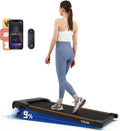 Walking Pad Under Desk Treadmill - Compact 2.5HP Quiet Trainer
