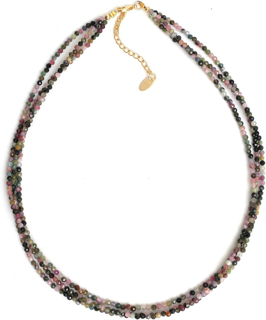 Gempires Multi Layered Beaded Necklace for Stylish Women