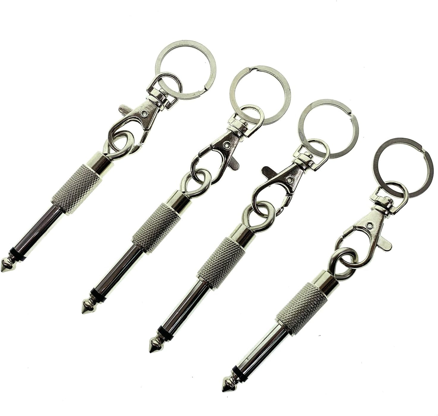 Music Enthusiast's Keychain Set - 6.35mm Audio Jack Connectors