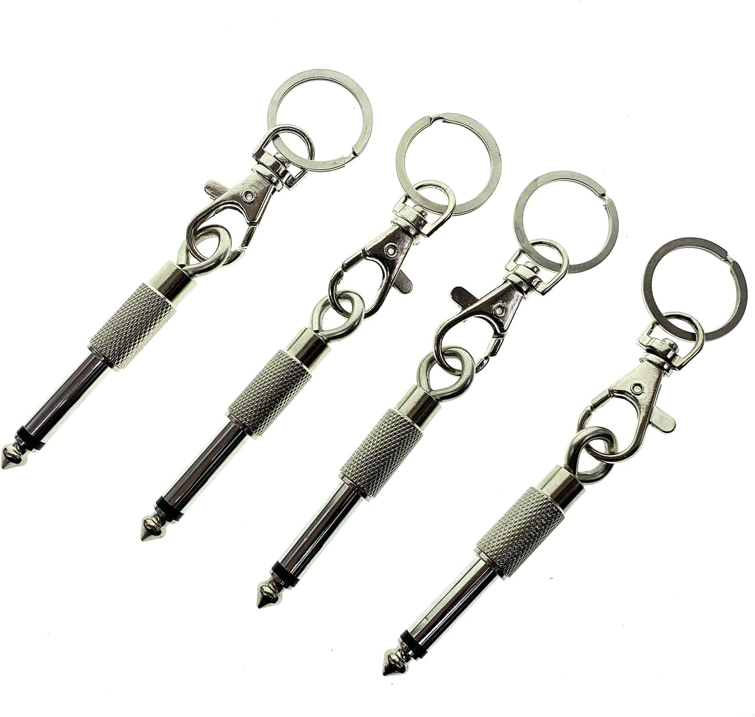 Music Enthusiast's Keychain Set - 6.35mm Audio Jack Connectors