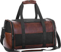Fashion Leather Dog Carrier - Airline Approved Stylish Pet Bag