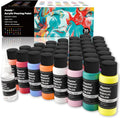 Funto Acrylic Pouring Paint Set, 36 Bottles - Ready to Pour Color Kit