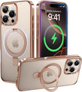 Alphex Desert Titanium iPhone 16 Pro Case with Invisible Magnetic
