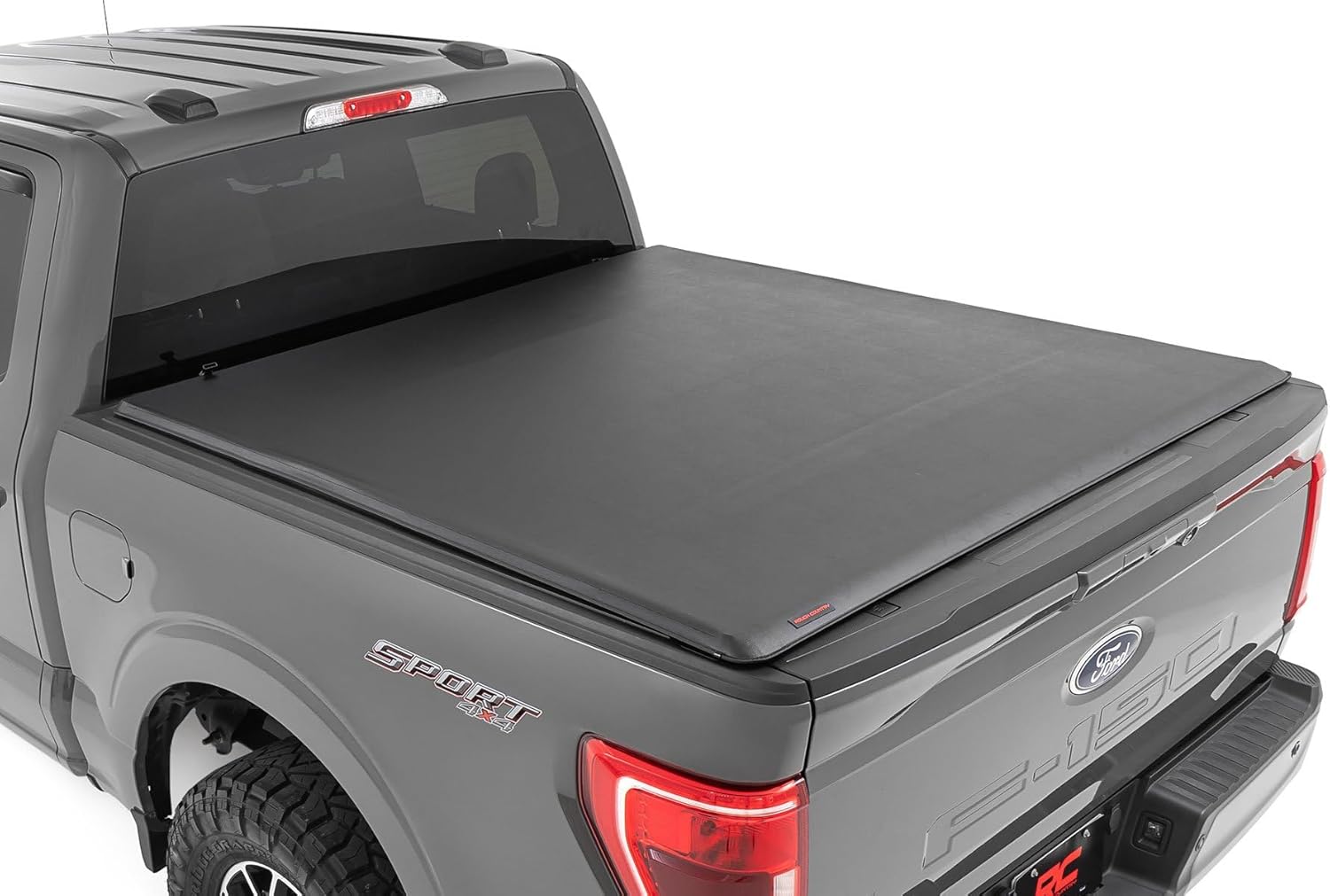 Rough Country Soft Roll-Up Truck Bed Cover for Ford F-150 & Raptor