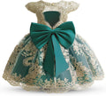 NNJXD Girls' Tulle Flower Princess Wedding Dress for Toddler - Soft