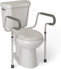 Toilet Safety Rail with Adjustable Height - Secure Toilet Assist
