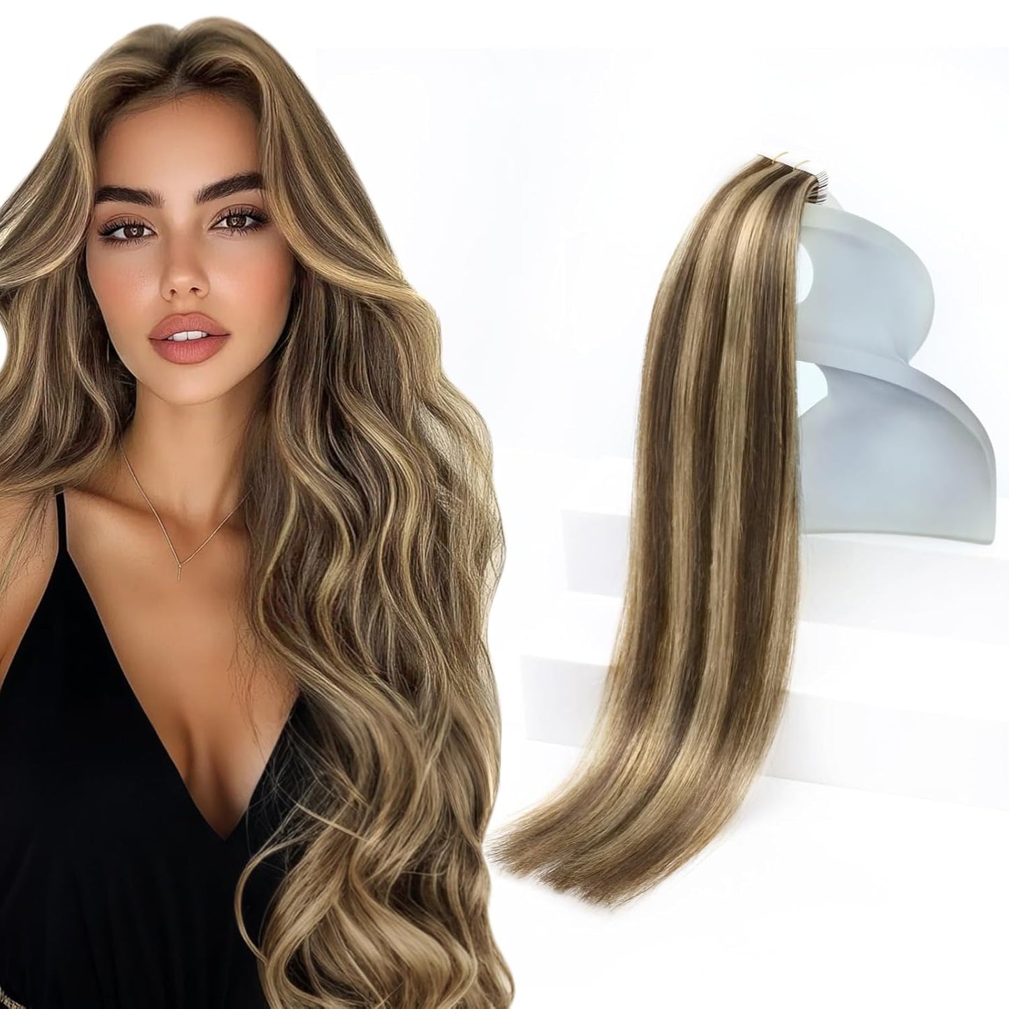 Sunny Hair Tape in Hair Extensions for Women - 18 inch 20Pcs