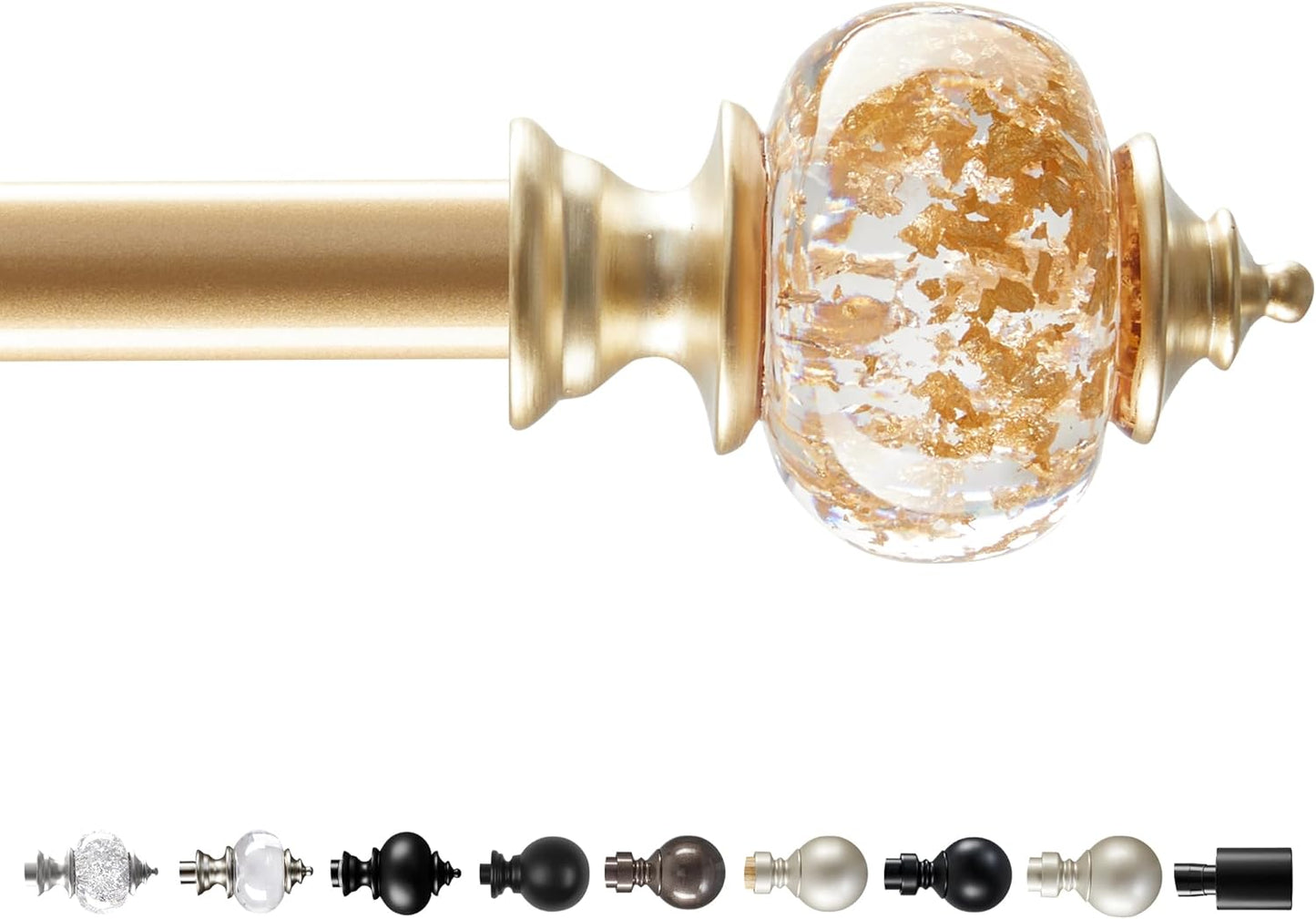 Deconovo Heavy Duty Curtain Rods for Elegant Window Treatments