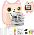 Kids Camera Instant Print Camera for Kids - Portable Pink Toy Camera