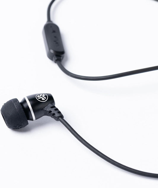 JLab Mono Earbud w/ Enterprise Mic, 3.5mm Jack in Black