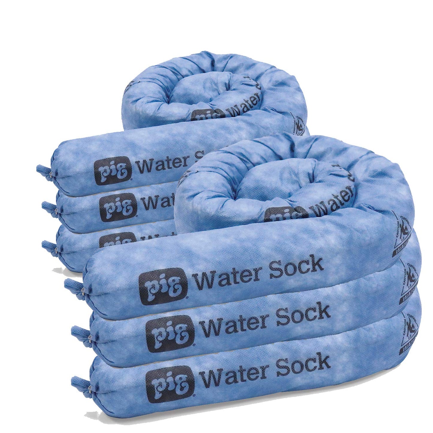 PIG Super Absorbent Sock for Water - 6 Pack of 3 x 4ft Socks