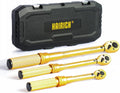 1/4 3/8 1/2 in Drive Click Torque Wrench Set - Precise Dual Range