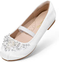 DREAM PAIRS Girls Ballet Flats Mary Jane Ballerina Flats - Sparkly