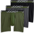 Infinite Cool Microfiber Stretch 6 in Boxer Brief for Men - 3 Pack