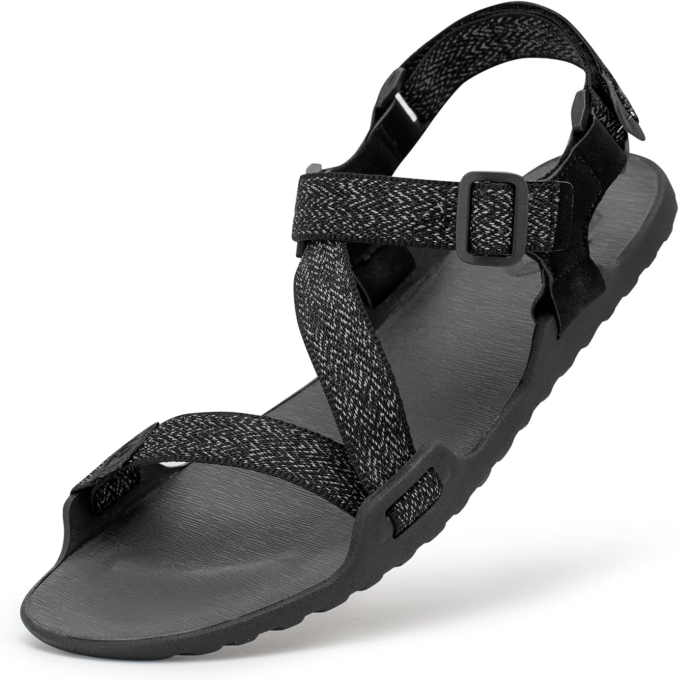 Pulltop Men's Wide Barefoot Sandals for Trail Running and Hiking